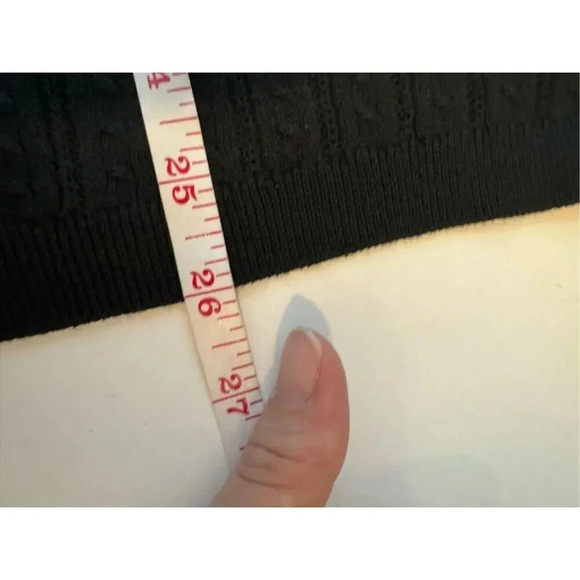 Foxcroft Women’s Size XXL Cable Knit Vest Top Green Supima Cotton Round Neck NWT - Picture 9 of 9